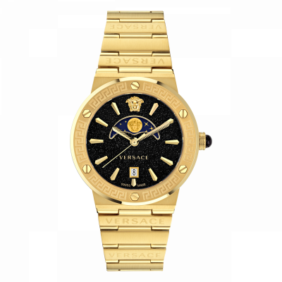 Versace® Analoog 'Greca logo moonphase' Dames Horloge VE7G00323