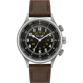 Bulova® Analoog 'A-15 pilot' Heren Horloge 96A245