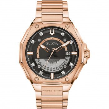 Bulova® Analoog 'Precisionist x' Heren Horloge 97D129