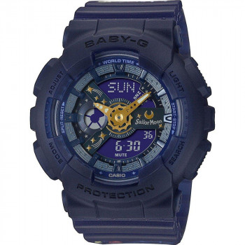 Casio® Analoog En Digitaal 'Baby-g sailor moon' Dames Horloge BA-110XSM-2AER