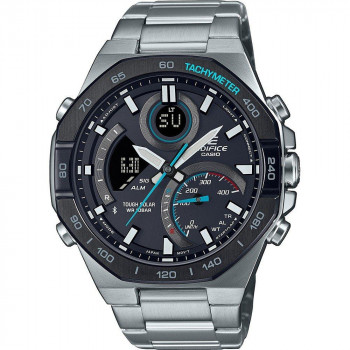 Casio® Analoog En Digitaal 'Edifice' Heren Horloge ECB-950DB-1AEF