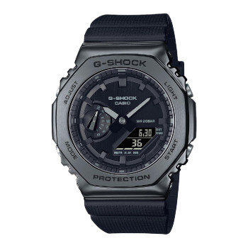 Casio® Analoog En Digitaal 'G-shock' Heren Horloge GM-2100BB-1AER