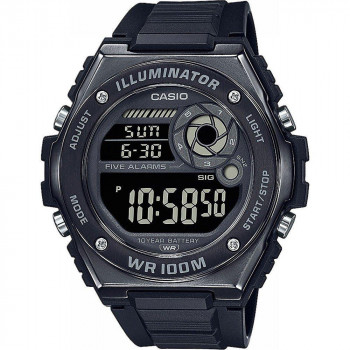 Casio® Digitaal 'Casio collection' Heren Horloge MWD-100HB-1BVEF