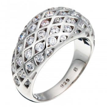 Esprit® 'Estella shy' Dames Zilver 925 925 Ring (sieraad) - Zilverkleurig ESRG-91389.A.18