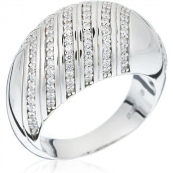 Esprit® 'Dinast day' Dames Zilver 925 925 Ring (sieraad) - Zilverkleurig ESRG91665B180