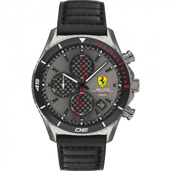 Ferrari® Chronograph 'Pilota evo' Mannen's Watch 0830773