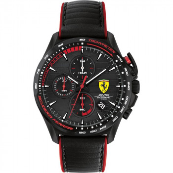 Ferrari® Chronograph 'Pilota evo' Mannen's Watch 0830849