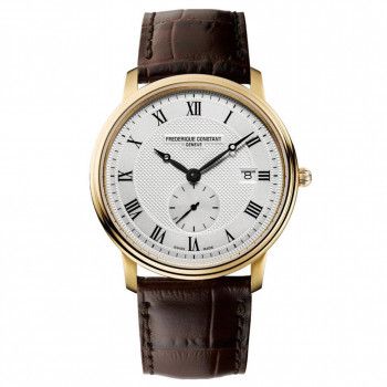 Frederique Constant® Analoog 'Slimline' Heren Horloge FC-245M5S5