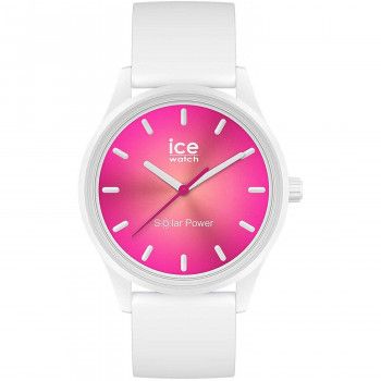 Ice Watch® Analoog 'Ice solar power - coral reef' Dames Horloge (Medium) 019030