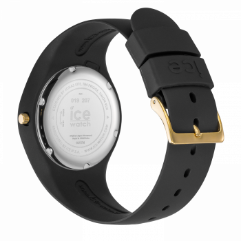 Ice Watch® Analoog 'Ice flower - black chic' Dames Horloge (Medium) 019207