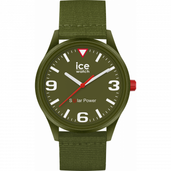 Ice Watch® Analoog 'Ice solar power - khaki tide' Unisex Horloge (Medium) 020060