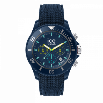 Ice Watch® Chronograaf 'Ice chrono - blue lime' Heren Horloge (Large) 020617