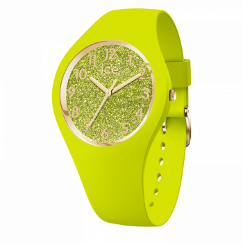 Ice Watch® Analoog 'Ice glitter - neon lime' Dames Horloge 021225