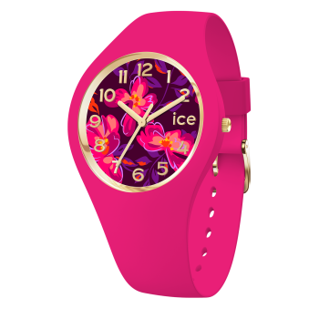 Ice Watch® Analoog 'Ice flower - fuschia blossom' Dames Horloge (Small) 021738