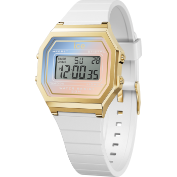Ice Watch® Digitaal 'Ice digit retro - white majestic' Dames Horloge 022718