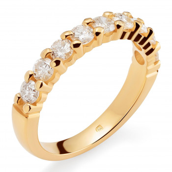 Orphelia® Dames Geelgoud 18K Ring (sieraad) - Goudkleurig RD-3037
