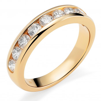 Orphelia® Dames Geelgoud 18K Ring (sieraad) - Goudkleurig RD-3047