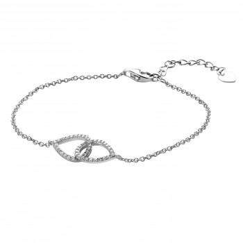 Orphelia® Dames Zilver 925 925 Armband (sieraad) - Zilverkleurig ZA-7050