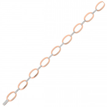 Orphelia® Dames Zilver 925 925 Armband (sieraad) - Rosékleurig ZA-7210