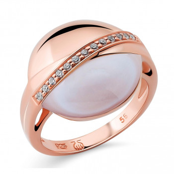 Orphelia® Dames Zilver 925 925 Ring (sieraad) - Rosékleurig ZR-7506/RG