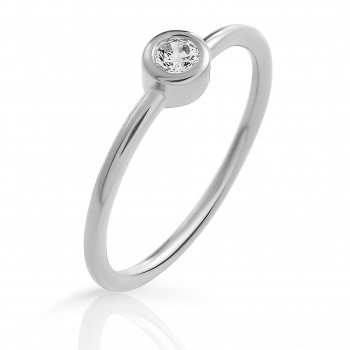 Orphelia® 'Classic' Dames Zilver 925 925 Ring (sieraad) - Zilverkleurig ZR-7526