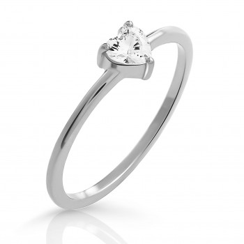 Orphelia® 'Love' Dames Zilver 925 925 Ring (sieraad) - Zilverkleurig ZR-7531