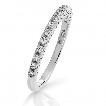 Orphelia® 'Claire' Dames Zilver 925 925 Ring (sieraad) - Zilverkleurig ZR-7539
