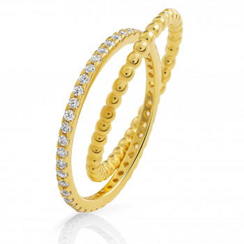 Orphelia® 'Everest' Vrouwen's Ring (sieraad) - Gold ZR-7542/G