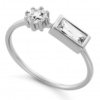 Orphelia® 'Madelyn' Dames Zilver 925 925 Ring (sieraad) - Zilverkleurig ZR-7583