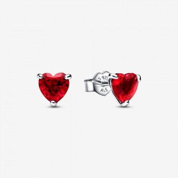 Pandora® 'Elevated heart' Dames Zilver 925 925 Oorknoppen - Zilverkleurig 292549C01