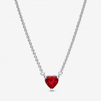 Pandora® 'Elevated heart' Dames Zilver 925 925 Collier - Zilverkleurig 392542C01-45