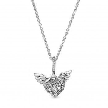 Pandora® 'Angel wings' Dames Zilver 925 925 Collier - Zilverkleurig 398505C01-45