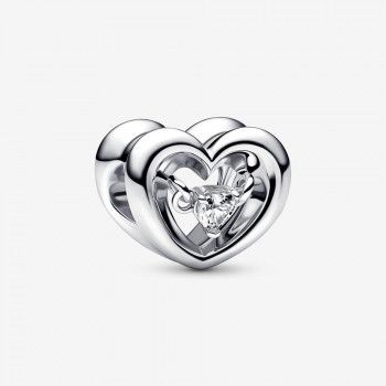 Pandora® 'Radiant heart' Dames Zilver 925 925 Bedel - Zilverkleurig 792493C01