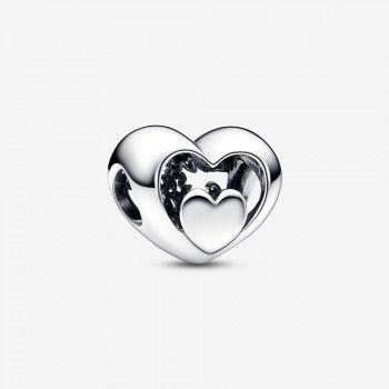 Pandora® 'Hearts' Dames Zilver 925 925 Bedel - Zilverkleurig 792512C00