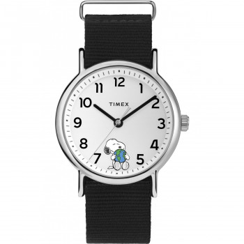 Timex® Analoog 'Weekender x peanuts' Unisex Horloge TW2V07000