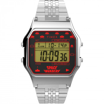 Timex® Digitaal 'T80 x space invaders' Unisex Horloge TW2V30000