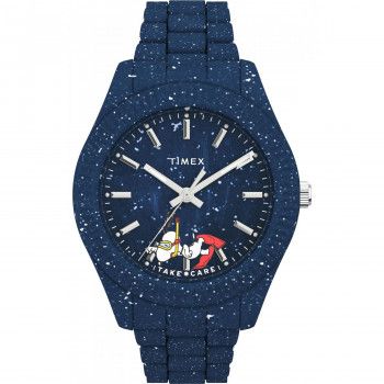 Timex® Analoog 'Peanuts legacy ocean' Unisex Horloge TW2V53300