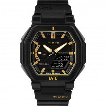 Timex® Analoog En Digitaal 'Ufc strength' Heren Horloge TW2V55300