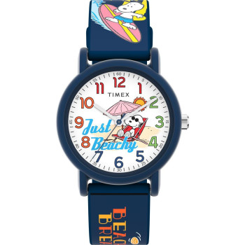 Timex® Analoog 'Peanuts weekender color rush' Kind Horloge TW2V78600