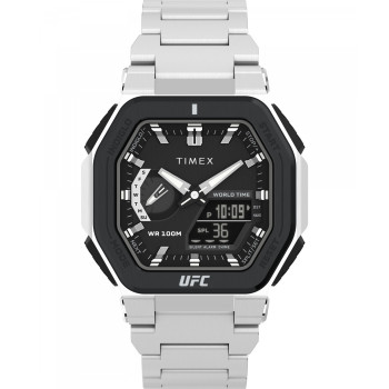 Timex® Analoog En Digitaal 'Ufc strength' Heren Horloge TW2V84600
