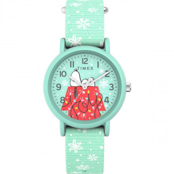 Timex® Analoog 'Peanuts weekender color rush' Dames Horloge TW2W24700