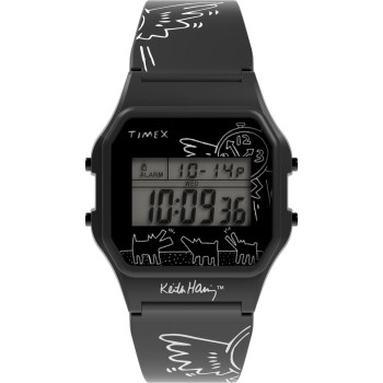 Timex® Digitaal 'Keith haring x t80' Heren Horloge TW2W25500