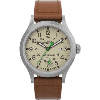 Timex® Analoog 'Peanuts expedition scout take care' Heren Horloge TW4B25000