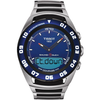 Tissot® Analoog En Digitaal 'Sailing touch' Heren Horloge T0564202104100