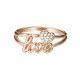 Esprit® Dames Messing Ring (sieraad) - Rosékleurig ESRG02773C190
