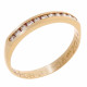Orphelia® Dames Geelgoud 18K Ring (sieraad) - Goudkleurig RD-3001