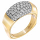Orphelia® Dames Geelgoud 18K Ring (sieraad) - Goudkleurig RD-3767