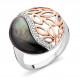 Orphelia® Dames Zilver 925 925 Ring (sieraad) - Zilver/Rosé ZR-7112