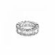 Swarovski® 'Vittore' Dames Metaal Ring (sieraad) - Zilverkleurig 5562129