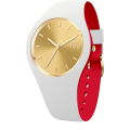 Ice Watch® Analoog 'Ice loulou - white gold chic' Dames Horloge (Medium) 022328